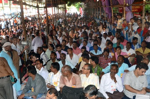 Kolkata Dharna in Support of Sept 2 workers strike